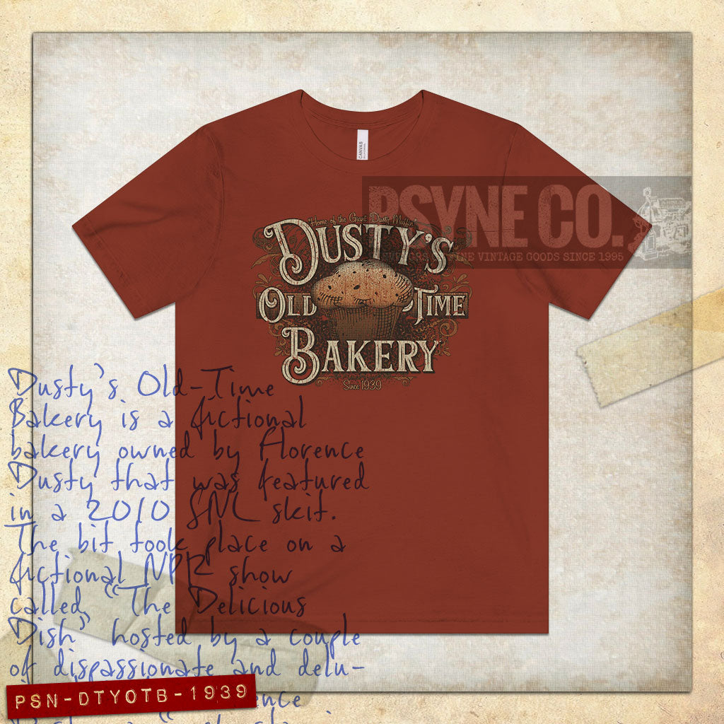 Dusty’s Old-Time Bakery 1939 Vintage Men's T-Shirt