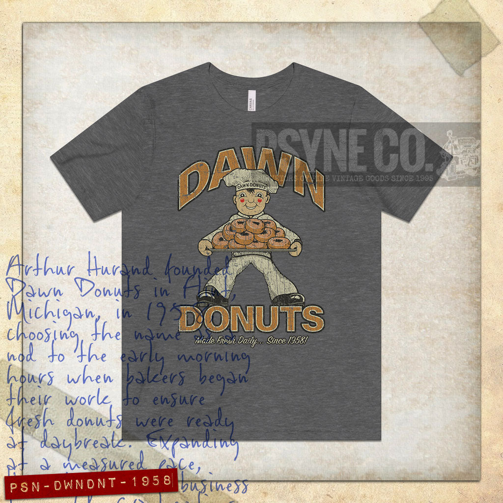 Dawn Donuts 1958 Vintage Men's T-Shirt