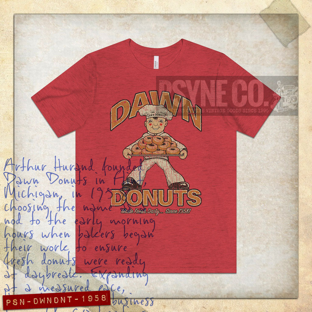 Dawn Donuts 1958 Vintage Men's T-Shirt
