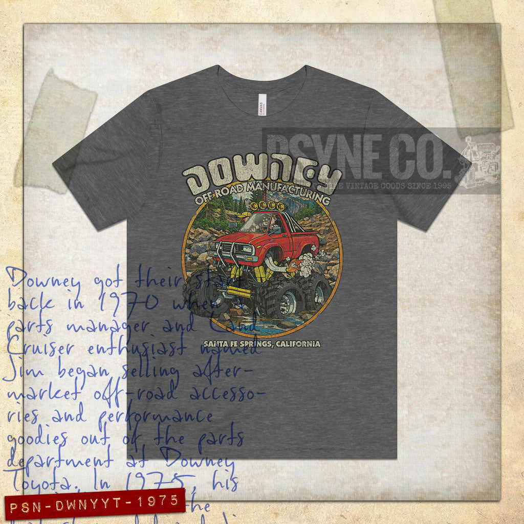 Downey Off Road Yota Truckin' 1975 Vintage Men's T-Shirt