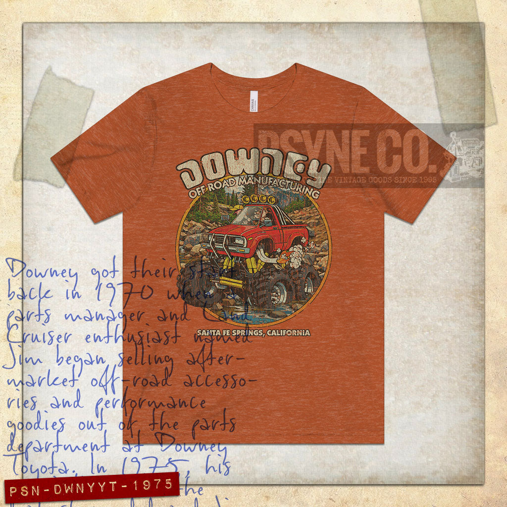 Downey Off Road Yota Truckin' 1975 Vintage Men's T-Shirt