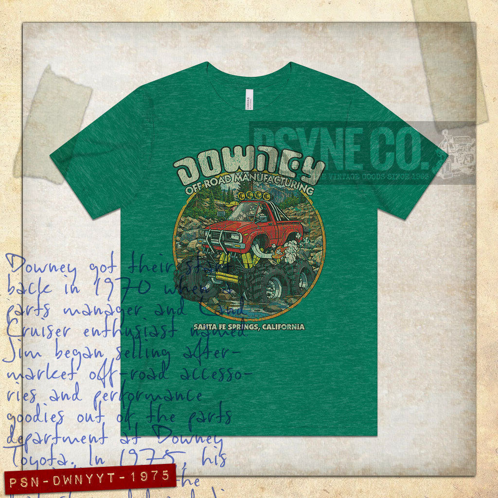 Downey Off Road Yota Truckin' 1975 Vintage Men's T-Shirt