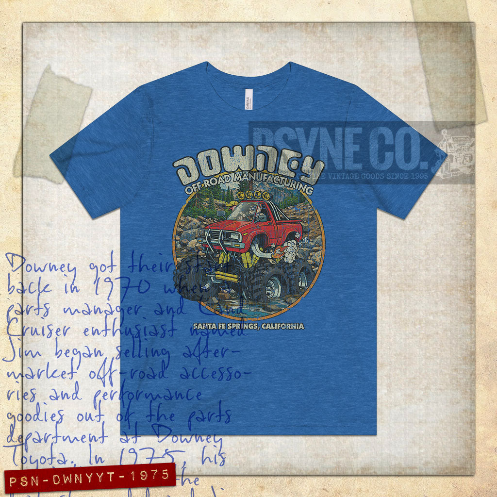 Downey Off Road Yota Truckin' 1975 Vintage Men's T-Shirt