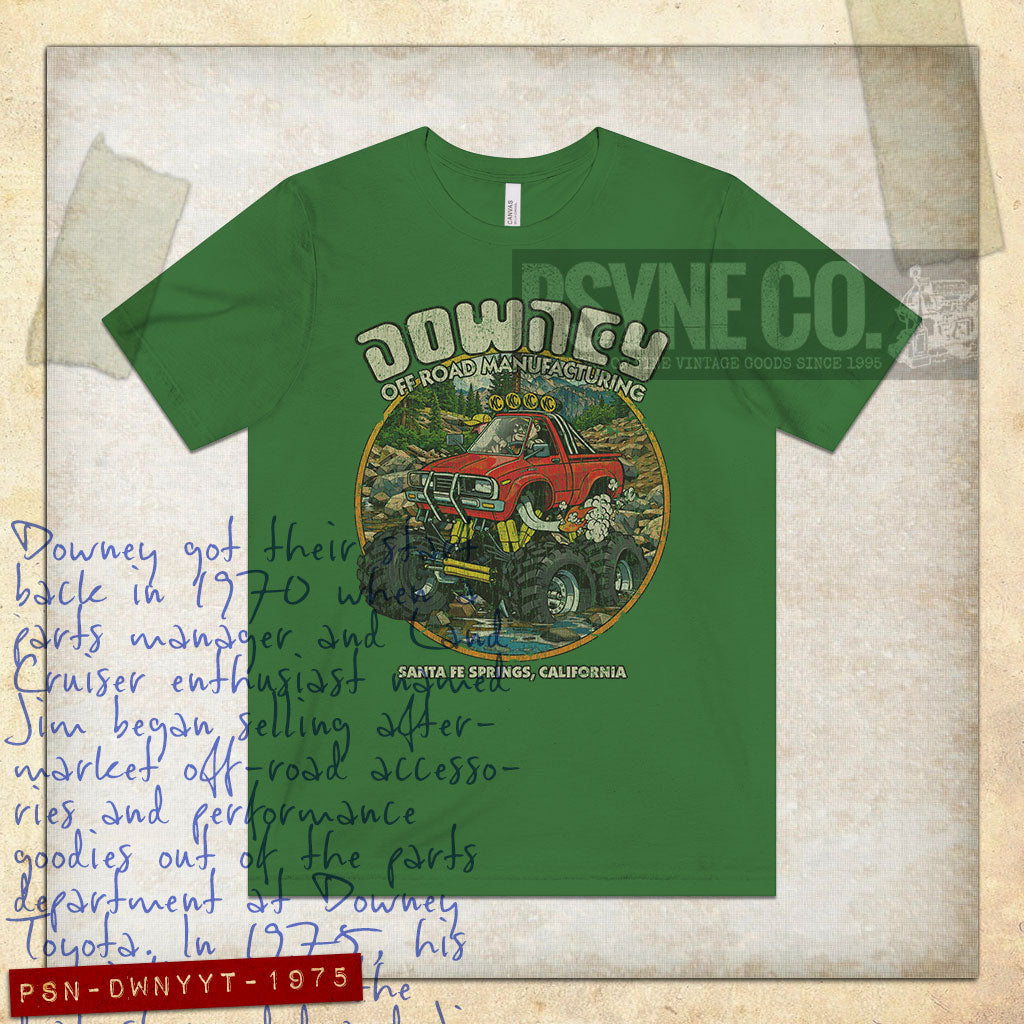 Downey Off Road Yota Truckin' 1975 Vintage Men's T-Shirt