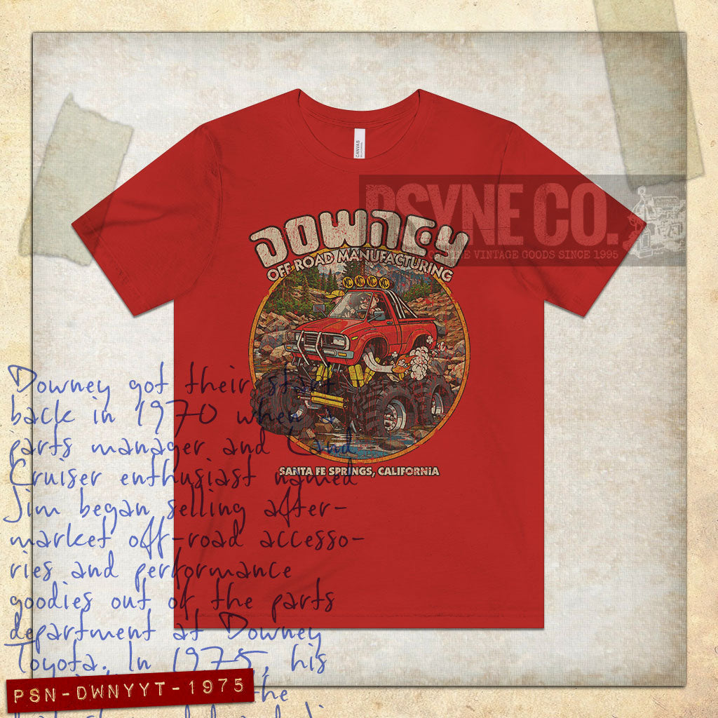 Downey Off Road Yota Truckin' 1975 Vintage Men's T-Shirt