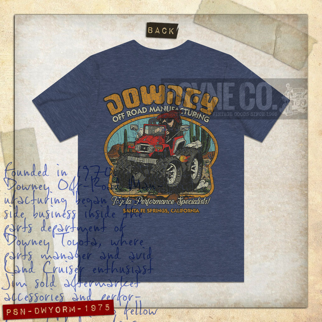 Downey Off Road Manufacturing 1975 F/B Vintage Men's T-Shirt