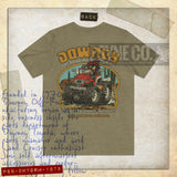 Downey Off Road Manufacturing 1975 F/B Vintage Men's T-Shirt