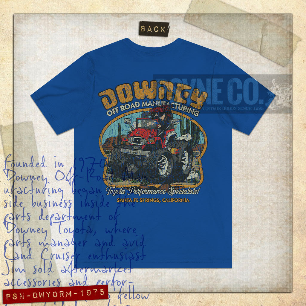 Downey Off Road Manufacturing 1975 F/B Vintage Men's T-Shirt