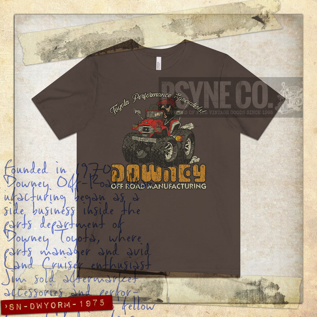 Downey Off Road Manufacturing 1975 Vintage Men's T-Shirt