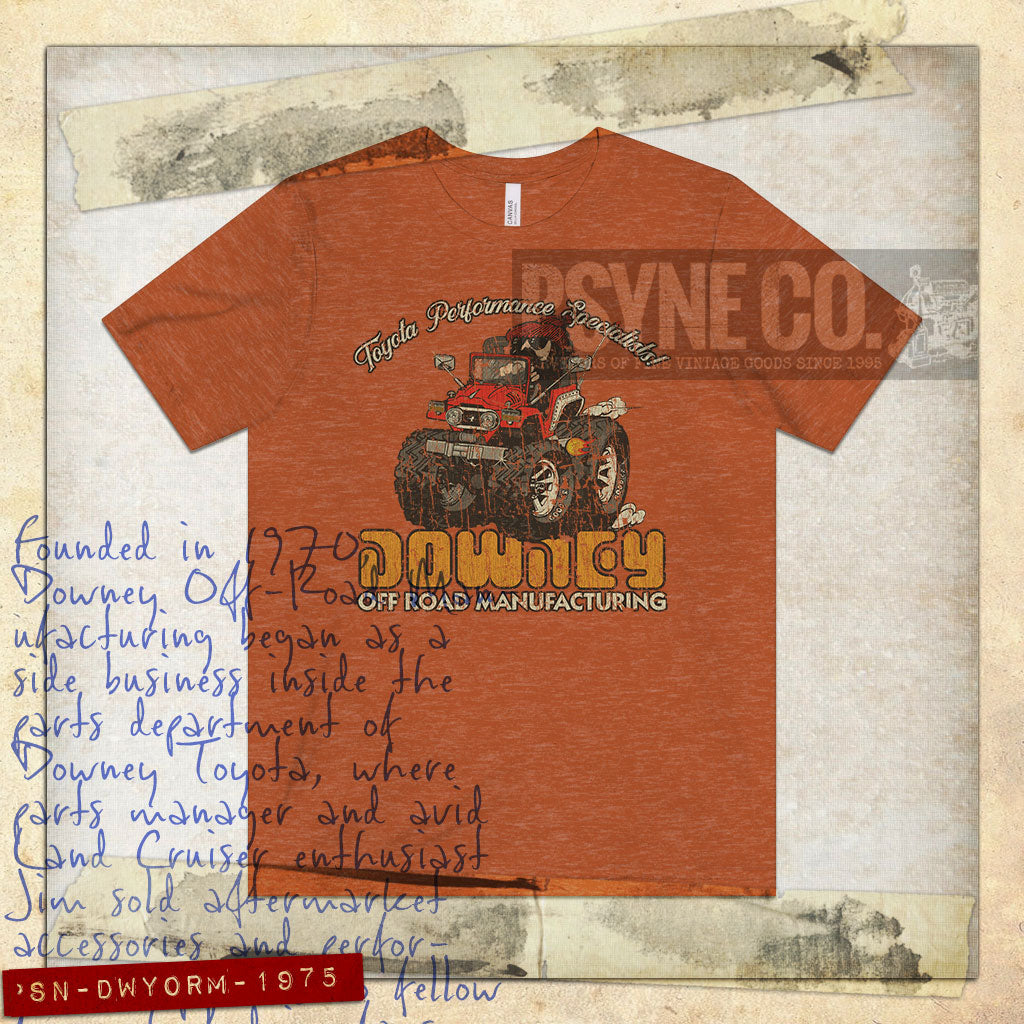 Downey Off Road Manufacturing 1975 Vintage Men's T-Shirt