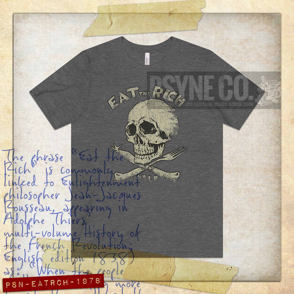 Eat The Rich 1978 Vintage Men's T-Shirt