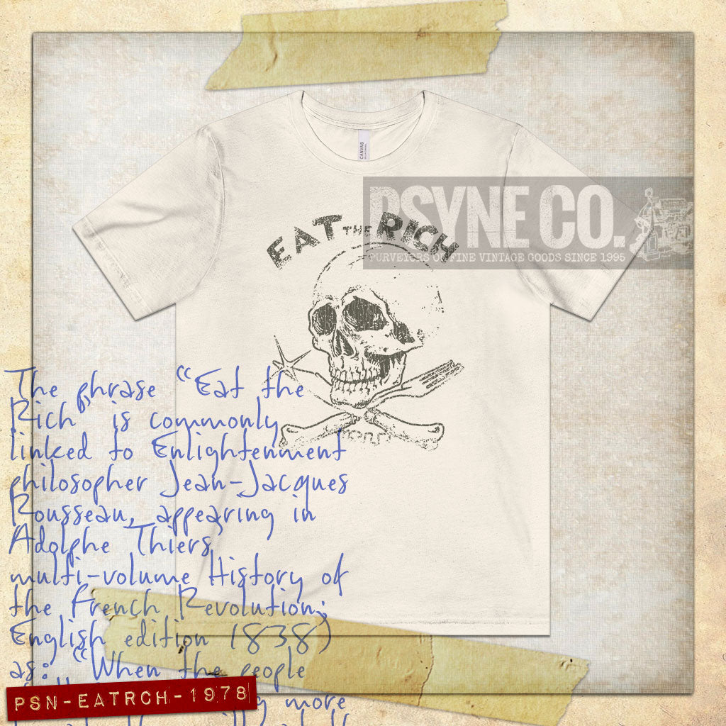 Eat The Rich 1978 Vintage Men's T-Shirt