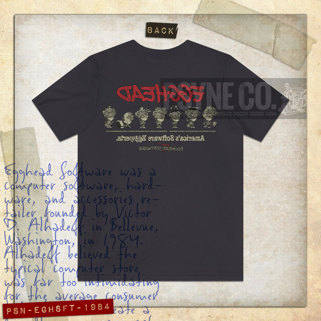 Egghead Software 1984 F/B Vintage Men's T-Shirt