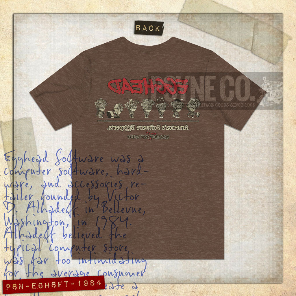 Egghead Software 1984 F/B Vintage Men's T-Shirt
