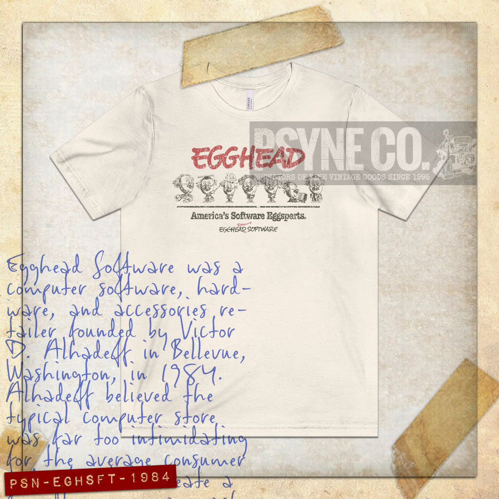 Egghead Software 1984 Vintage Men's T-Shirt