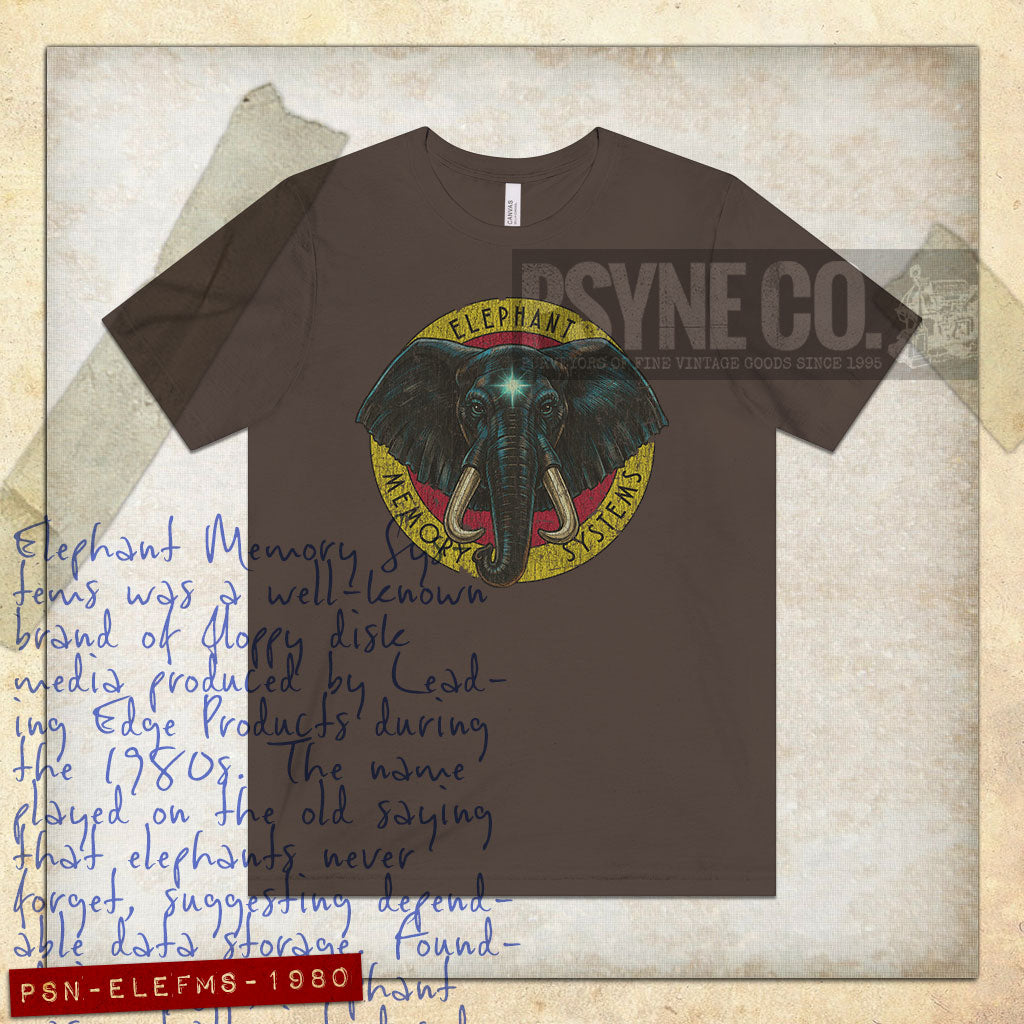 Elephant Memory Systems 1980 Vintage Men's T-Shirt