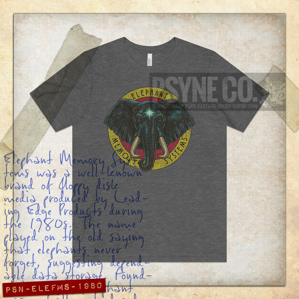 Elephant Memory Systems 1980 Vintage Men's T-Shirt