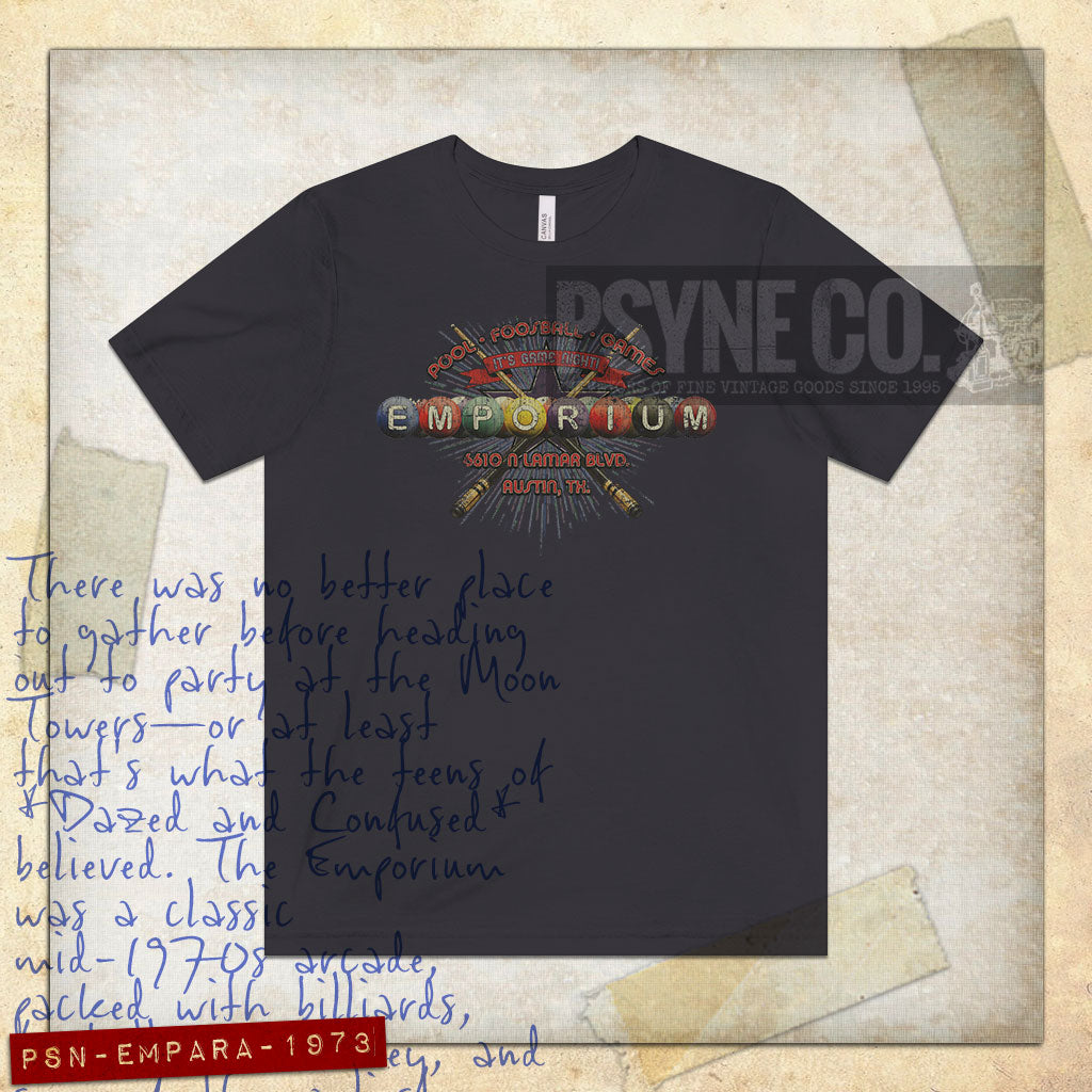 Emporium Arcade Austin 1973 Vintage Men’s T-Shirt