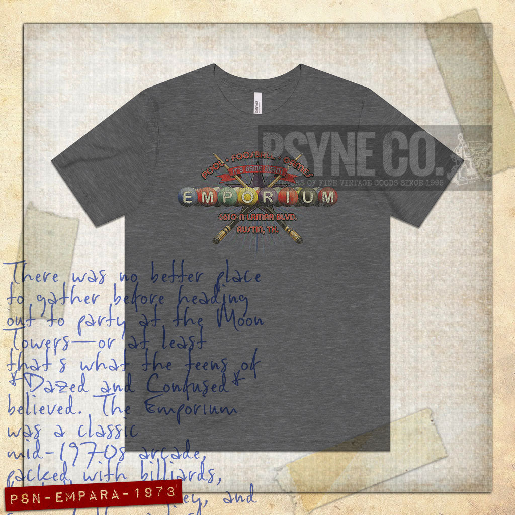 Emporium Arcade Austin 1973 Vintage Men’s T-Shirt