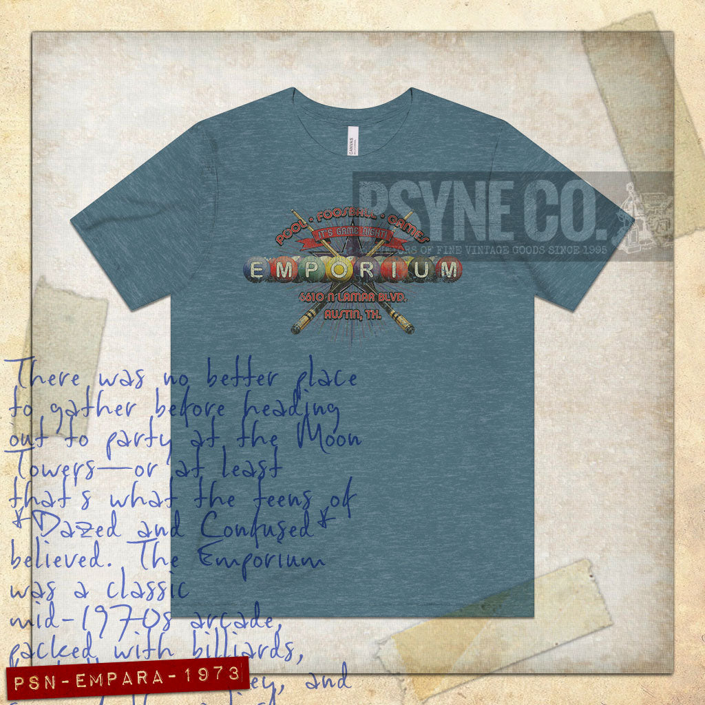Emporium Arcade Austin 1973 Vintage Men’s T-Shirt