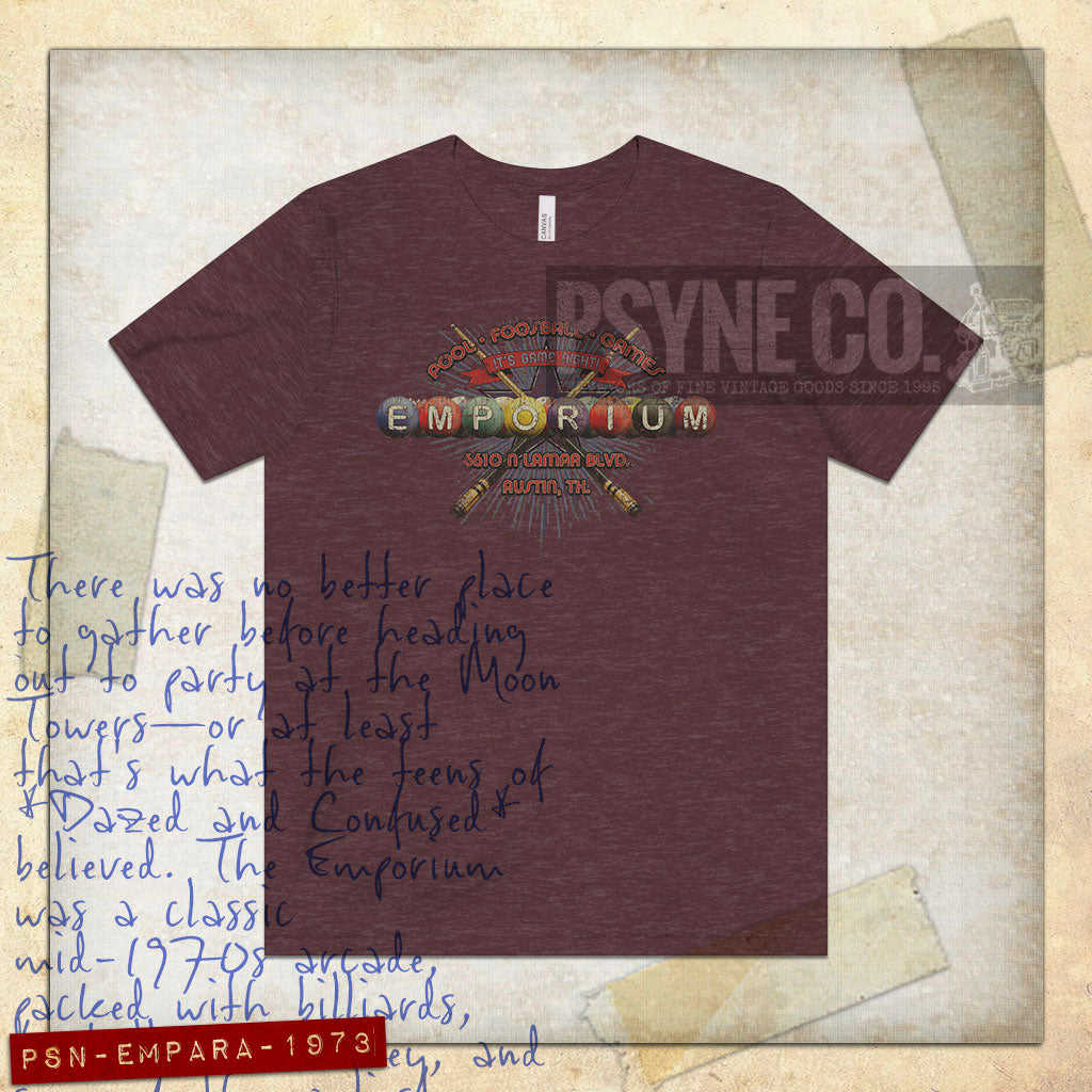 Emporium Arcade Austin 1973 Vintage Men’s T-Shirt