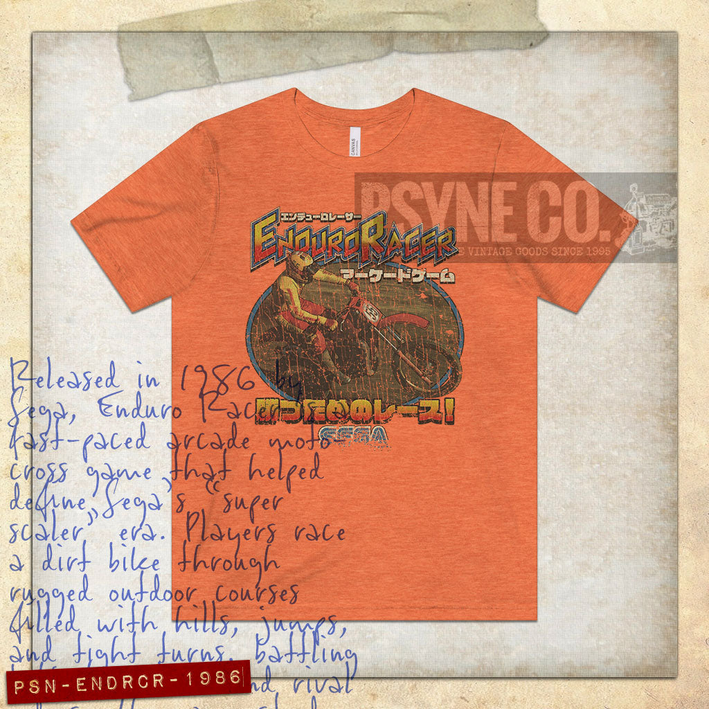 シャツ Enduro Racer 1986 Vintage Men's T-Shirt – PSYNE CO. SHOP