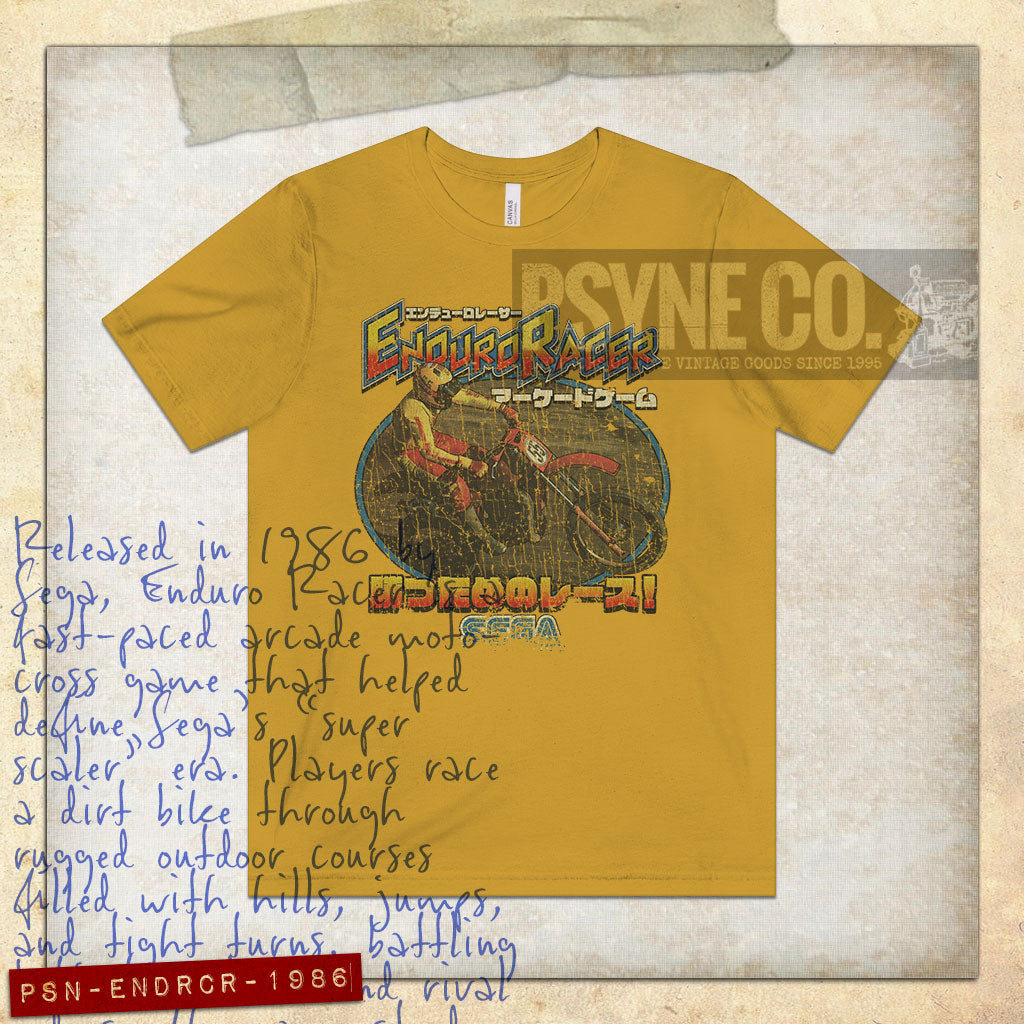 Enduro Racer 1986 Vintage Men's T-Shirt