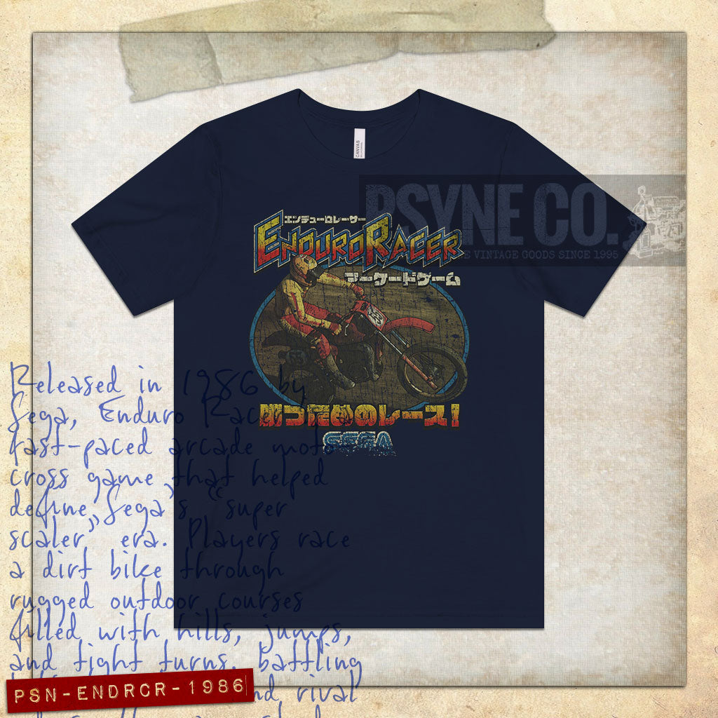 Enduro Racer 1986 Vintage Men's T-Shirt