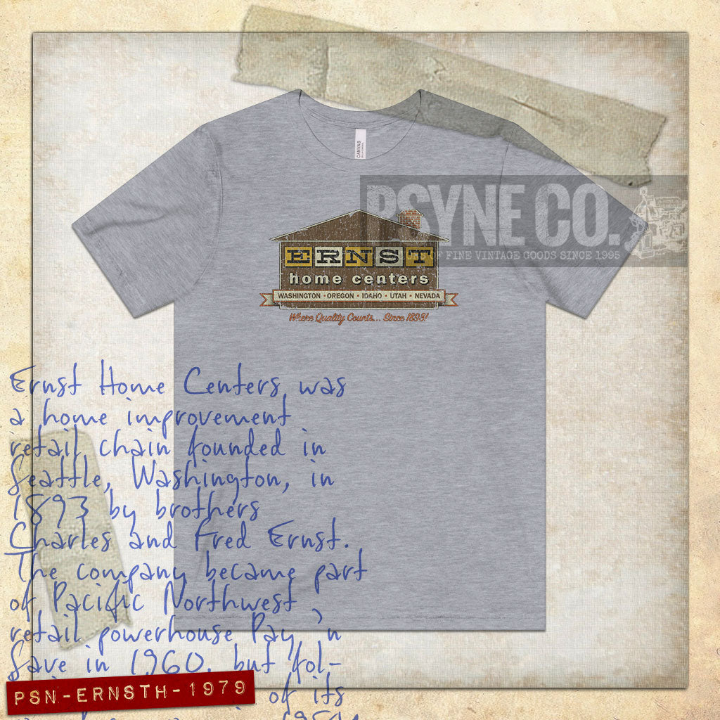 Ernst Home Centers 1979 Vintage Men's T-Shirt