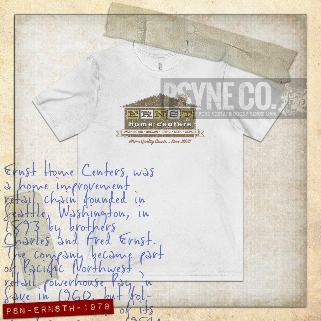 Ernst Home Centers 1979 Vintage Men's T-Shirt