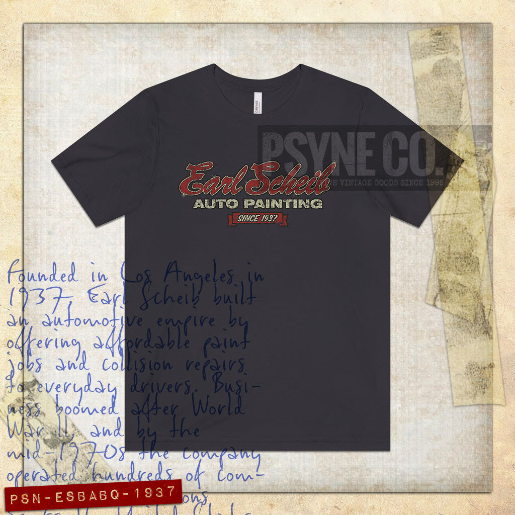 Earl Scheib Auto Painting 1937 Vintage Men's T-Shirt