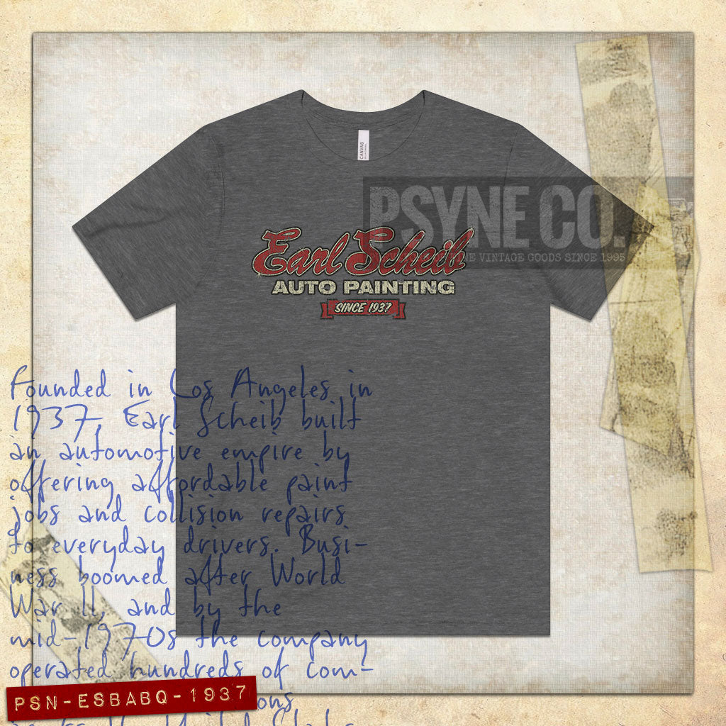 Earl Scheib Auto Painting 1937 Vintage Men's T-Shirt