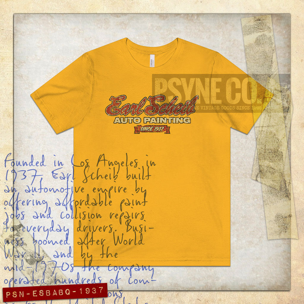 Earl Scheib Auto Painting 1937 Vintage Men's T-Shirt