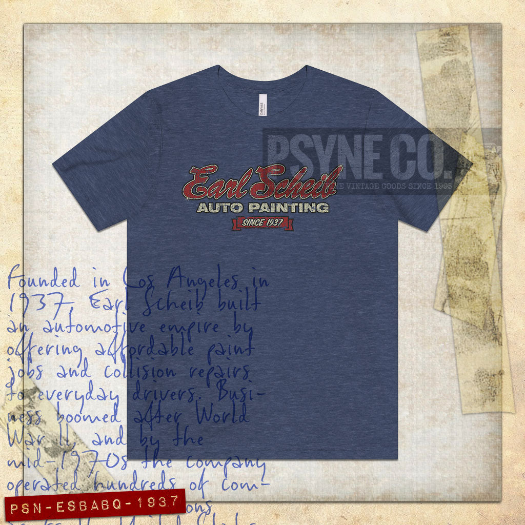 Earl Scheib Auto Painting 1937 Vintage Men's T-Shirt