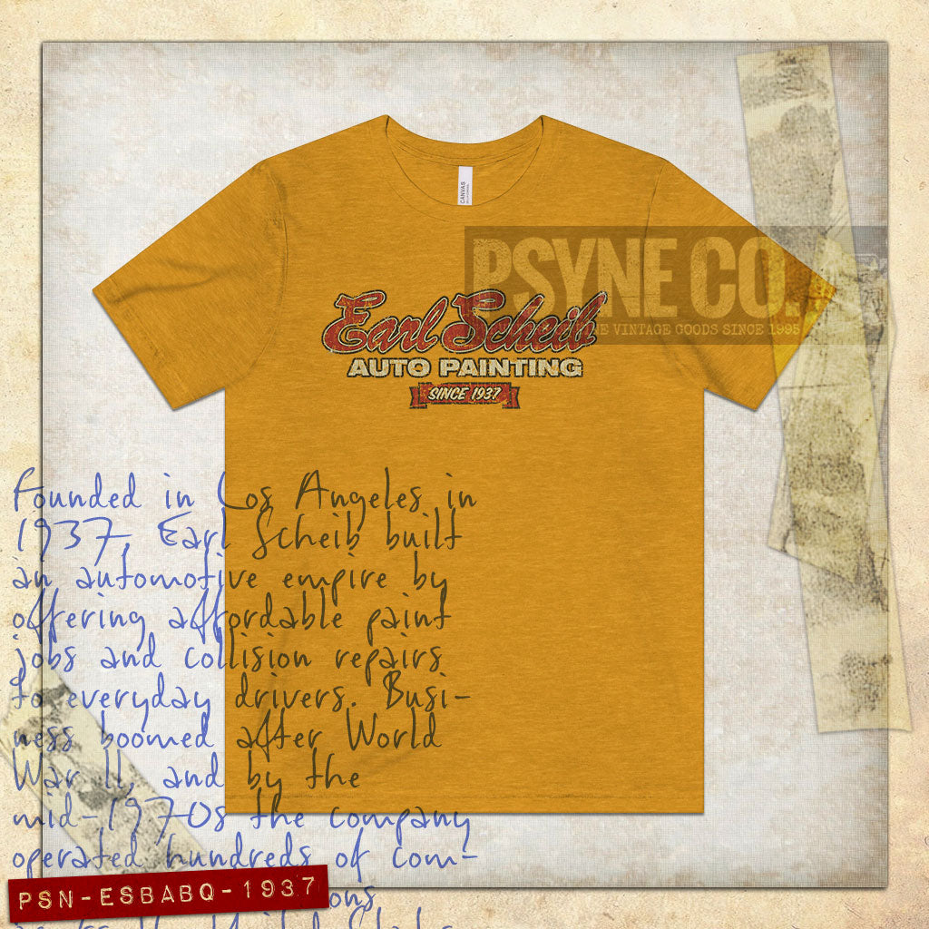 Earl Scheib Auto Painting 1937 Vintage Men's T-Shirt