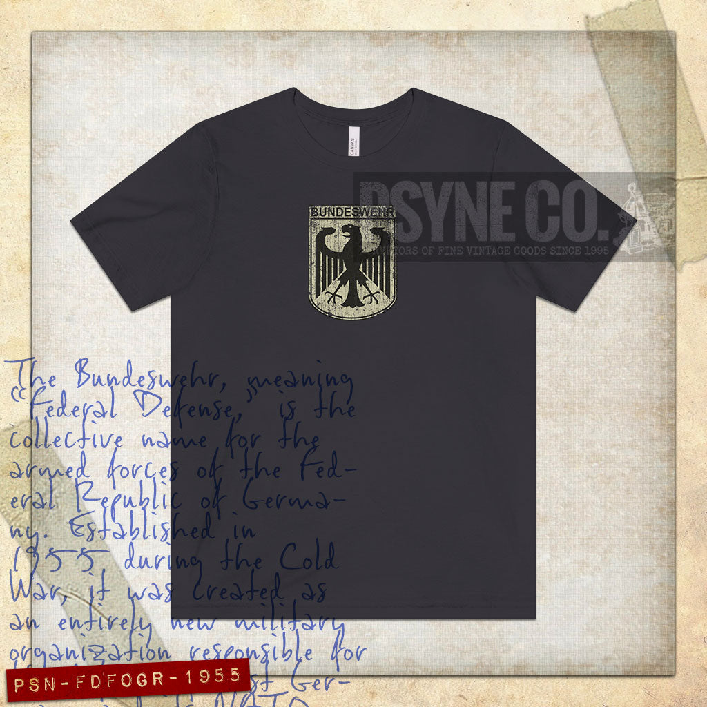 Federal Defense Forces of Germany 1955 Vintage Men's T-Shirt