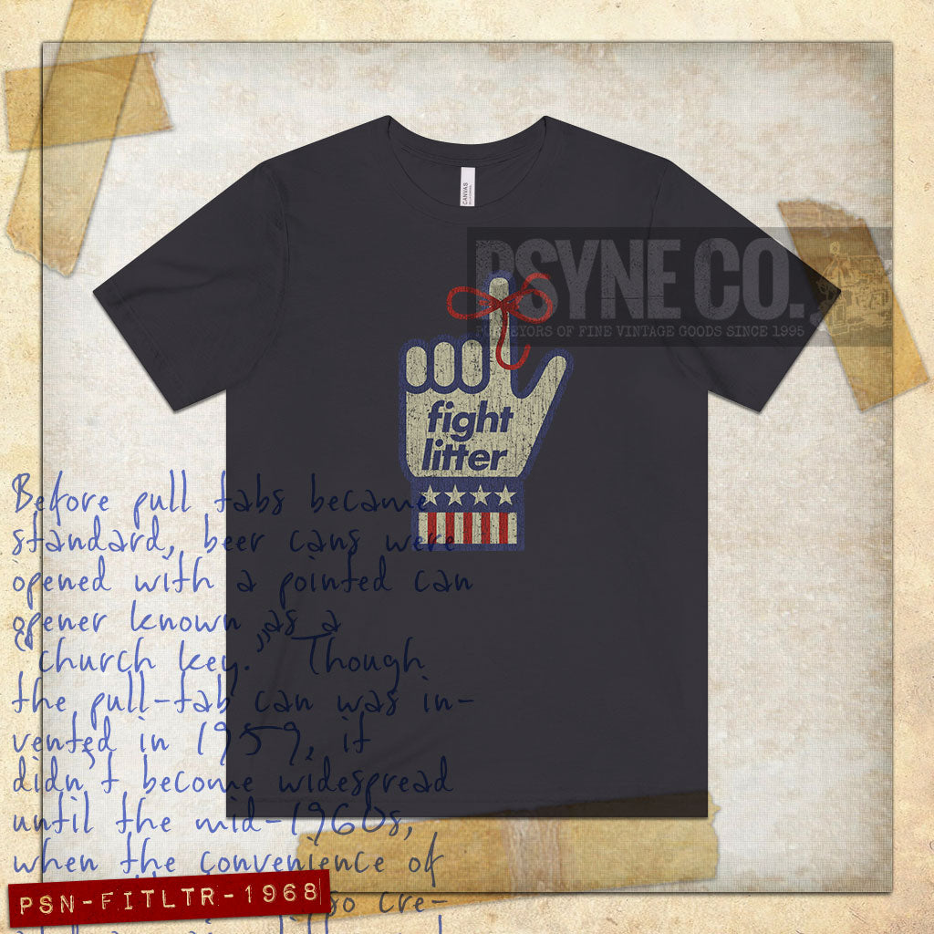 Fight Litter 1968 Vintage Men's T-Shirt