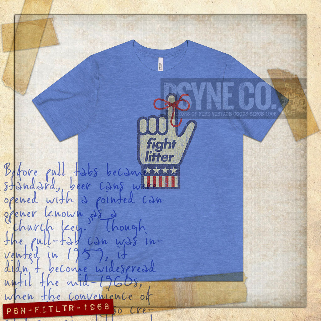 Fight Litter 1968 Vintage Men's T-Shirt