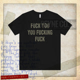 Fuck You You Fucking Fuck 2011 Vintage Men's T-Shirt