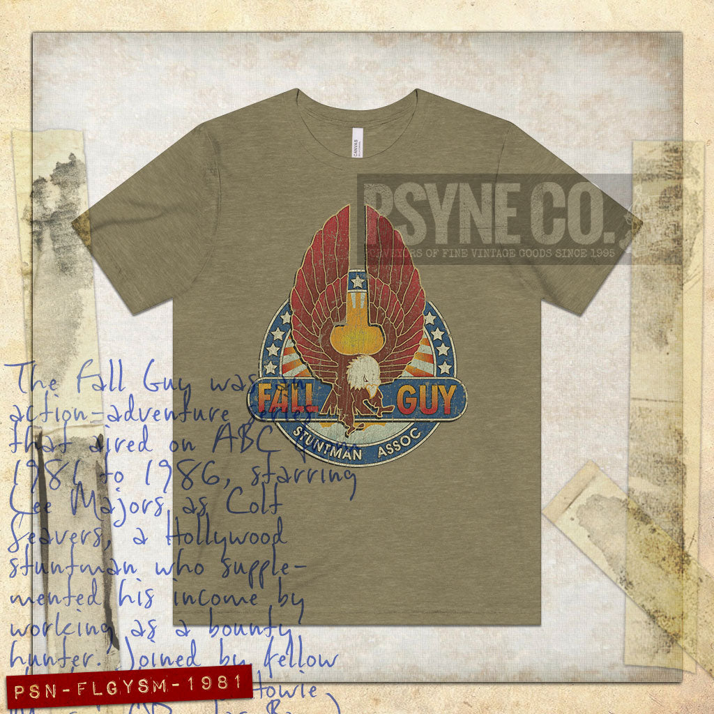 Fall Guy Stuntman Association 1981 Vintage Men’s T-Shirt