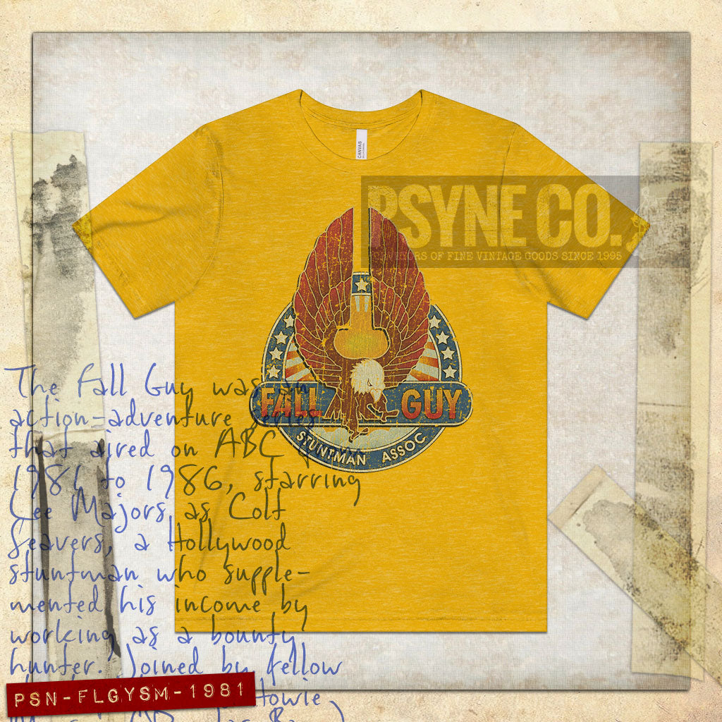 Fall Guy Stuntman Association 1981 Vintage Men’s T-Shirt