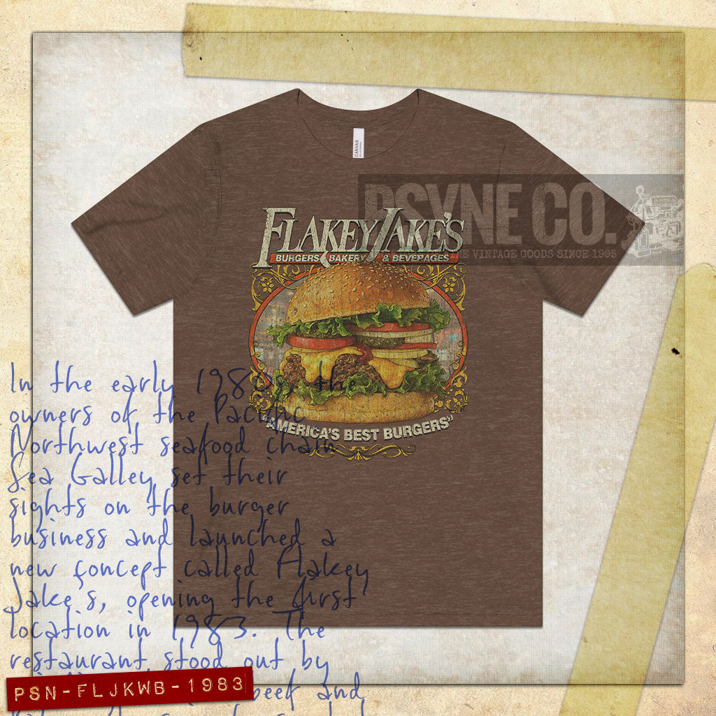 Flakey Jake's World's Best 1983 Vintage Men's T-Shirt