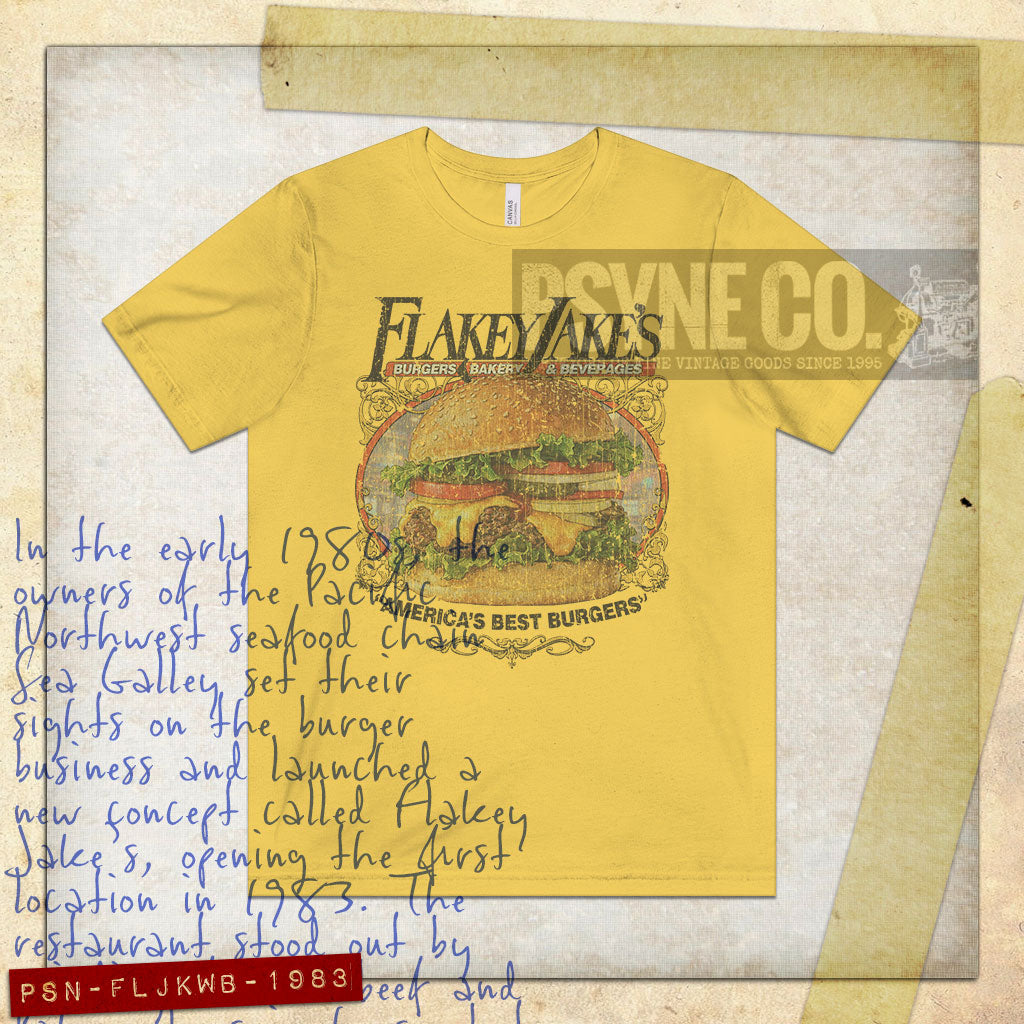 Flakey Jake's World's Best 1983 Vintage Men's T-Shirt