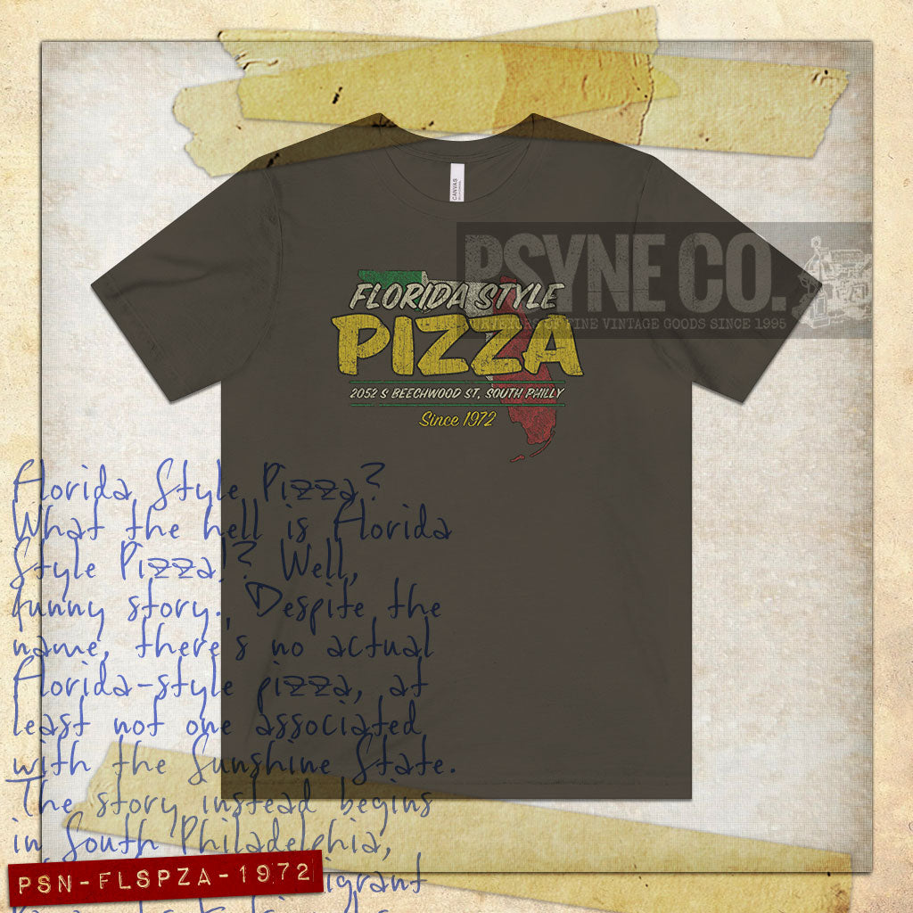 Florida Style Pizza 1972 Vintage Men's T-Shirt