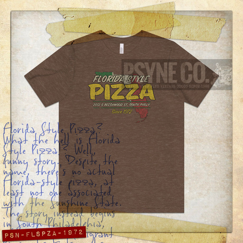 Florida Style Pizza 1972 Vintage Men's T-Shirt