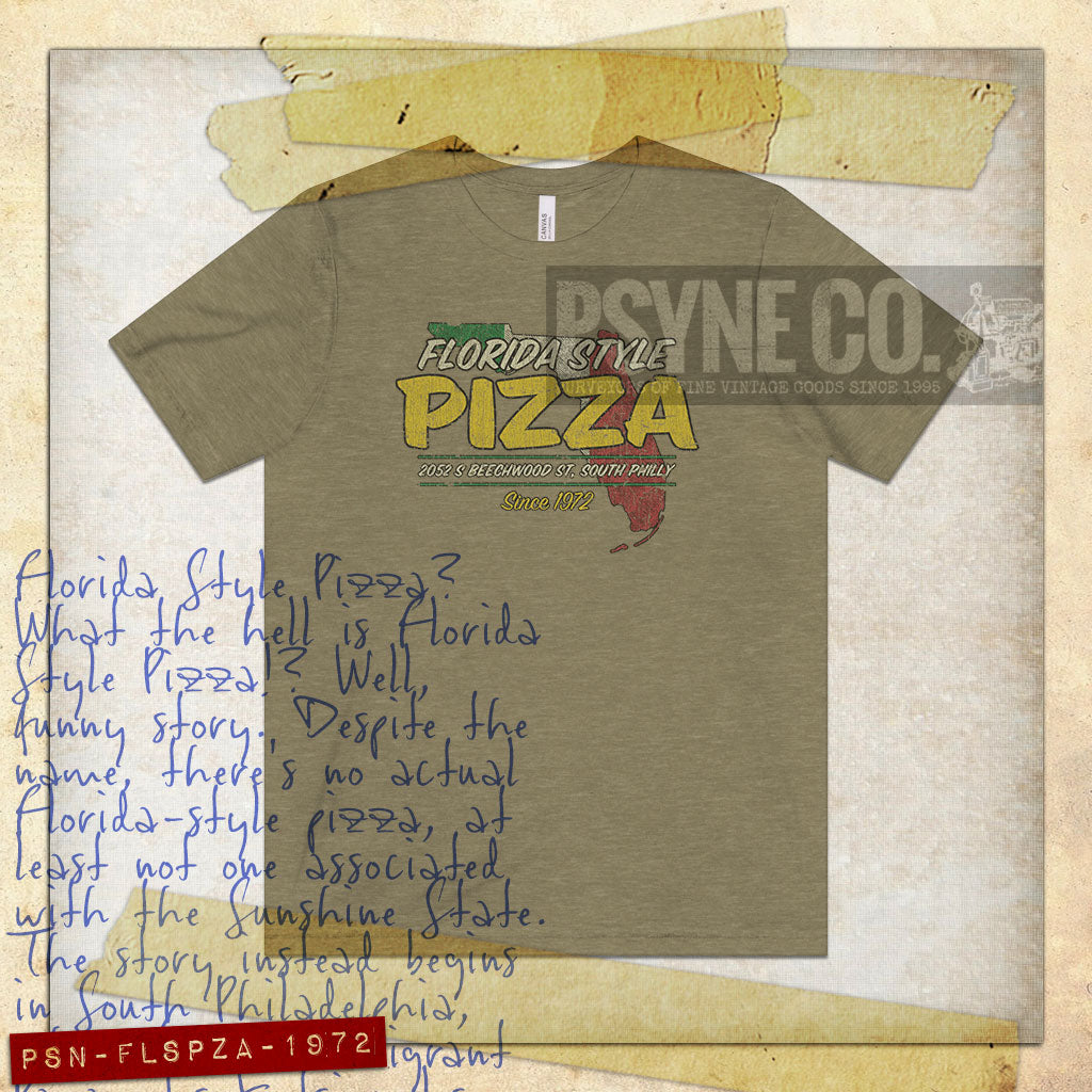 Florida Style Pizza 1972 Vintage Men's T-Shirt