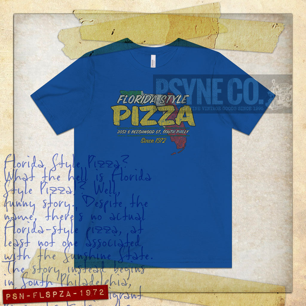 Florida Style Pizza 1972 Vintage Men's T-Shirt