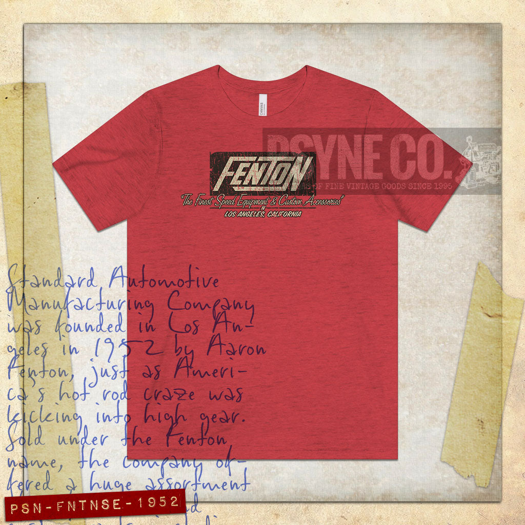 Fenton Speed Equipment 1952 Vintage Men's T-Shirt