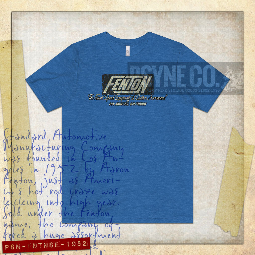 Fenton Speed Equipment 1952 Vintage Men's T-Shirt