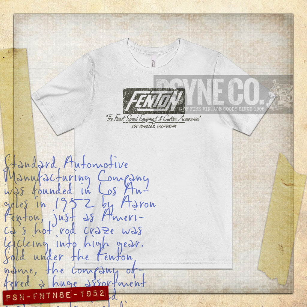Fenton Speed Equipment 1952 Vintage Men's T-Shirt